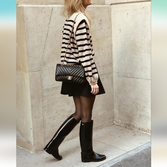 Nundke of two Tan and Black Pretty Garden Sweaters. Small. - Picture 3 of 6